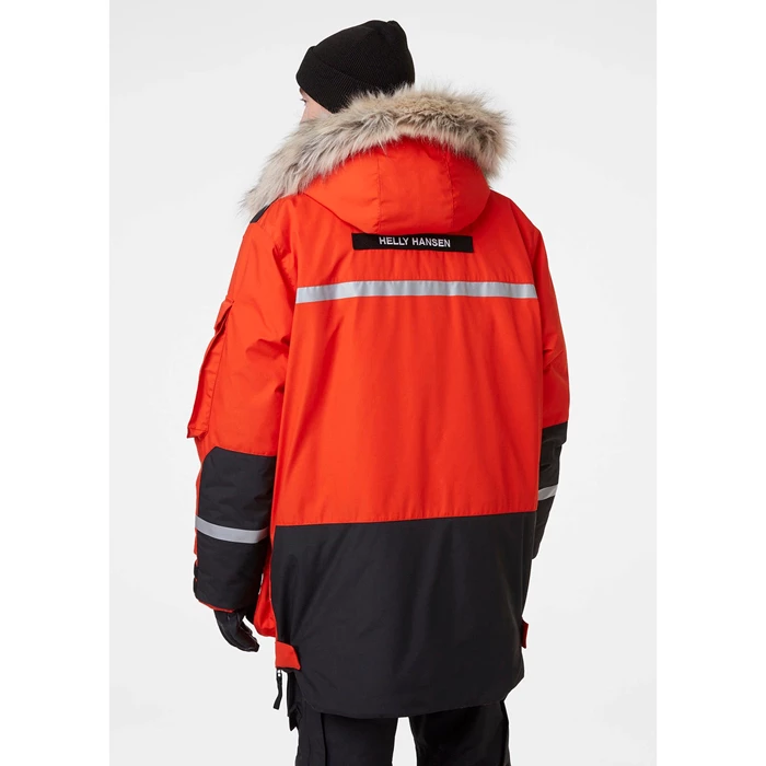 Vestes Parkas Helly Hansen Arctic Patrol Modular Homme Rouge Grise | 1824-XOIGW