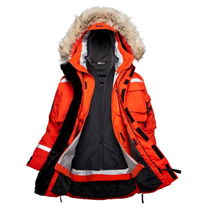 Vestes Parkas Helly Hansen Arctic Patrol Modular Homme Rouge Grise | 1824-XOIGW