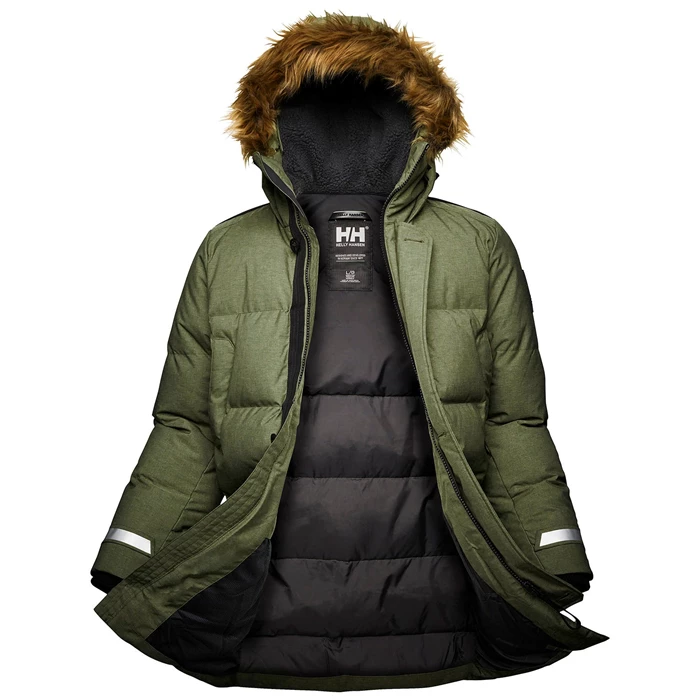 Vestes Parkas Helly Hansen Barents Homme Grise Vert | 3689-WDIEO