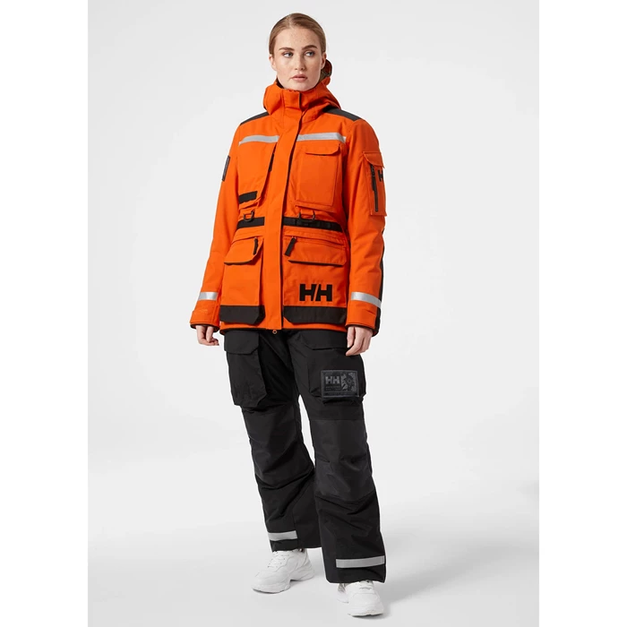 Vestes Parkas Helly Hansen W Arctic Patrol 3-in-1 Light Femme Rouge Orange | 7460-UZSIW