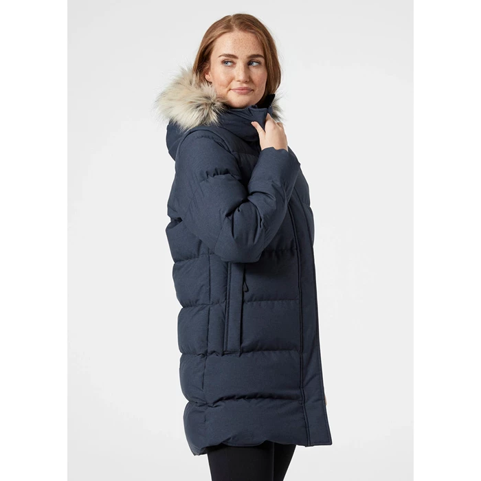 Vestes Parkas Helly Hansen W Blossom Puffy Femme Bleu Marine | 4092-CRWQM