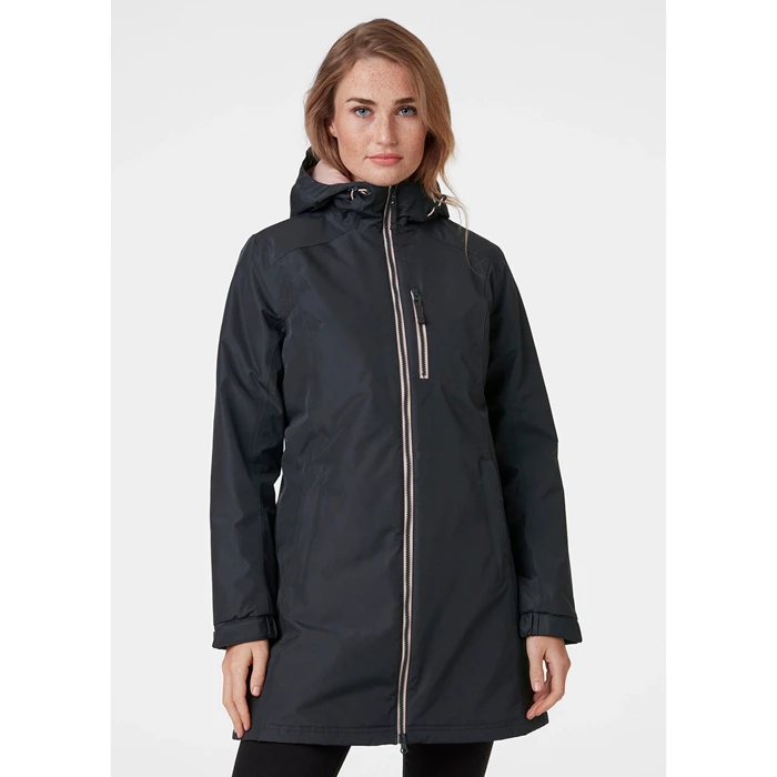 Vestes Parkas Helly Hansen W Long Belfast D'hiver Femme Grise | 5637-CTFQE