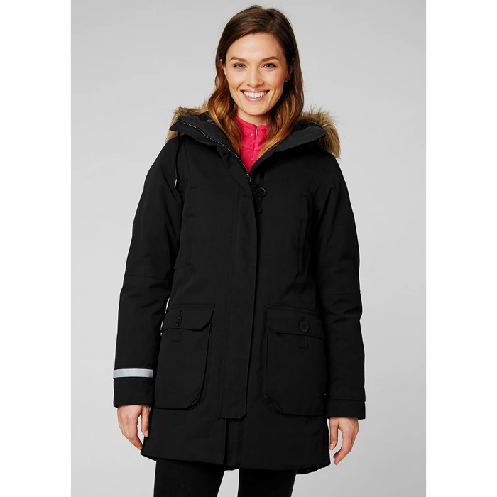 Vestes Parkas Helly Hansen W Longyear Ii Femme Noir | 9512-XATID