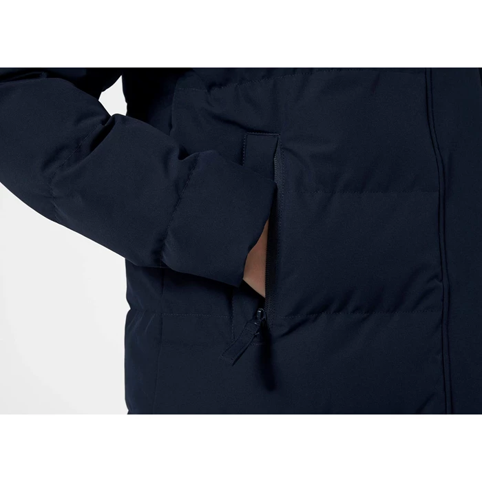 Vestes Parkas Helly Hansen W Mono Materiel Puffy Femme Bleu Marine | 5641-ZXSFY