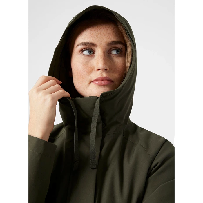 Vestes Parkas Helly Hansen W Mono Materiel Insulated Rain Femme Grise | 8745-IDQWL