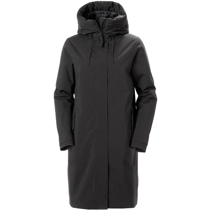 Vestes Parkas Helly Hansen W Victoria Insulated Rain Femme Noir | 6981-GXOKT