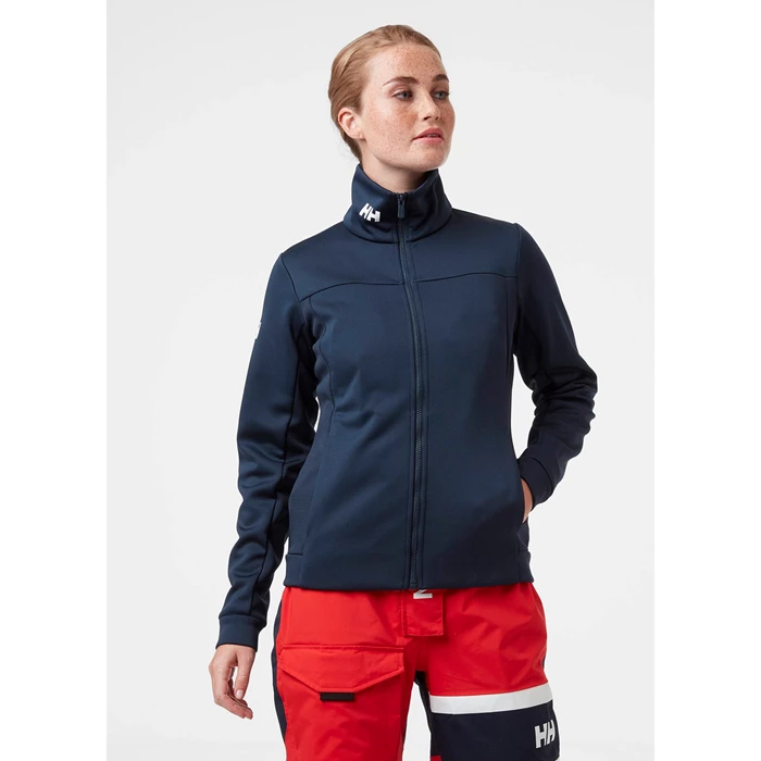 Vestes Polaires Helly Hansen W Crew Femme Bleu Marine | 8645-HPFET