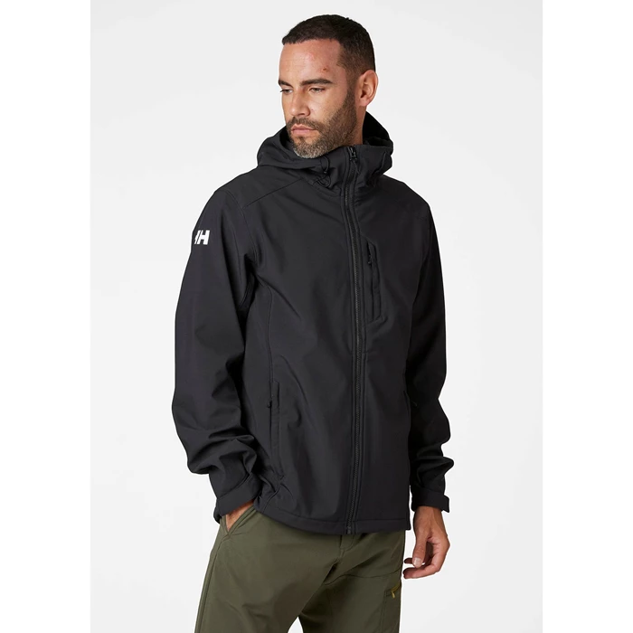 Vestes Shell Helly Hansen Paramount Encapuchonné Soft Homme Noir | 4672-EBUZL