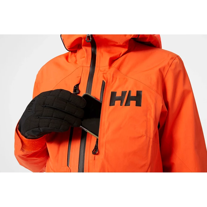 Vestes Shell Helly Hansen W Elevation Infinity Jkt Femme Rouge Orange | 0935-LDBPU