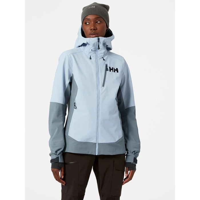 Vestes Shell Helly Hansen W Odin Mountain Soft Femme Grise Bleu | 6510-REQGH